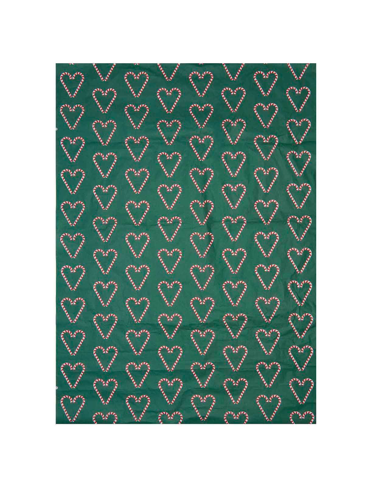 Candy cane hearts tissue paper