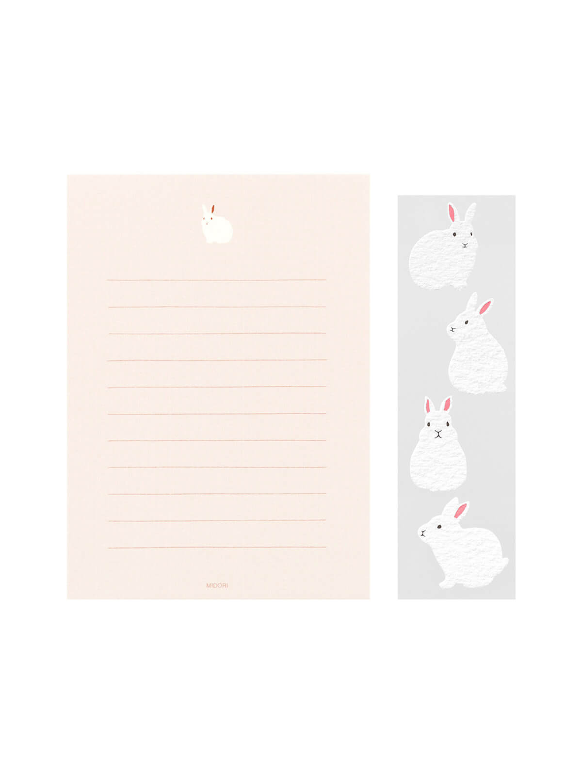 Midori bunny letter writing set