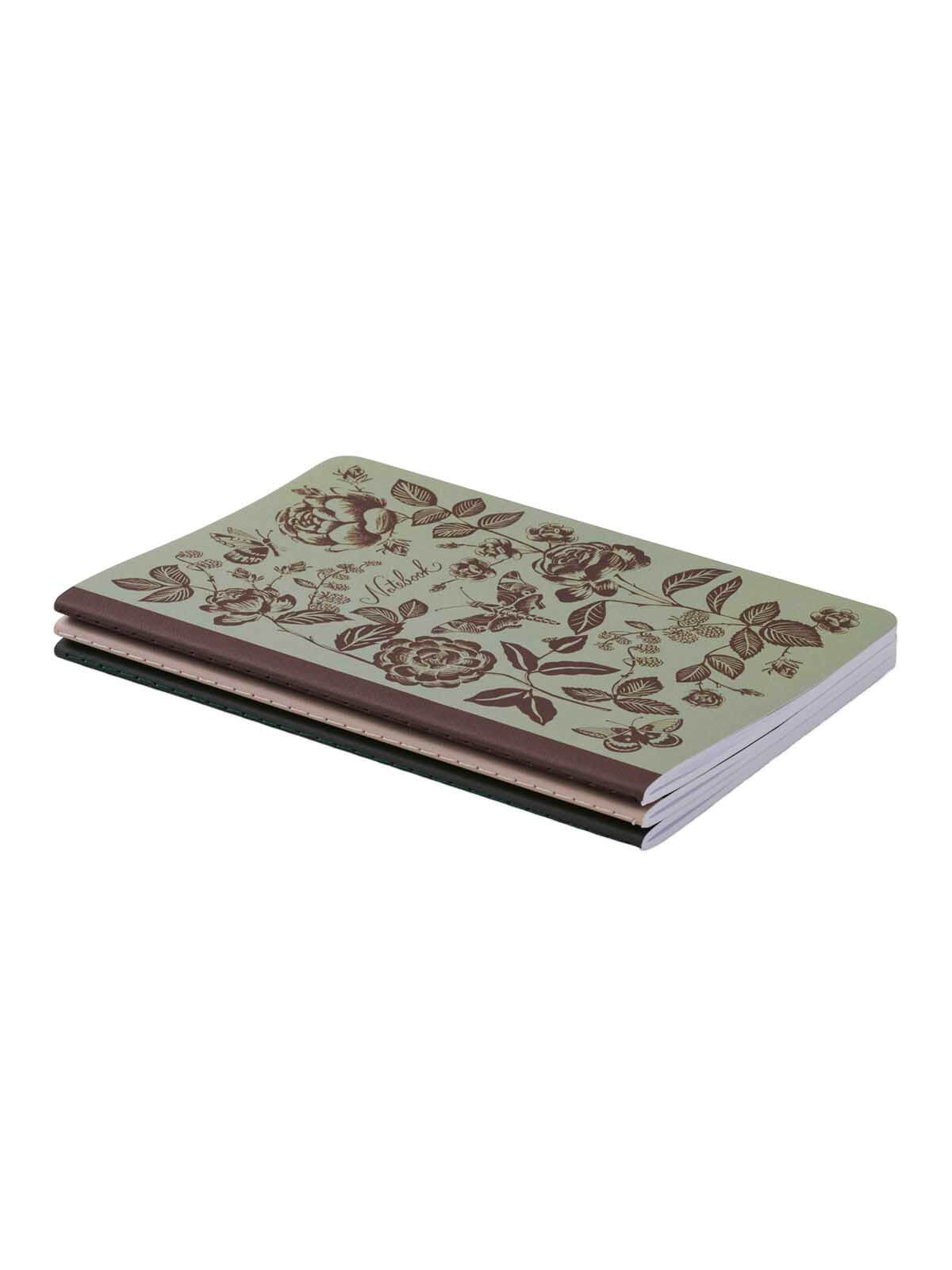 Rifle Paper Co English rose stitched notebooks