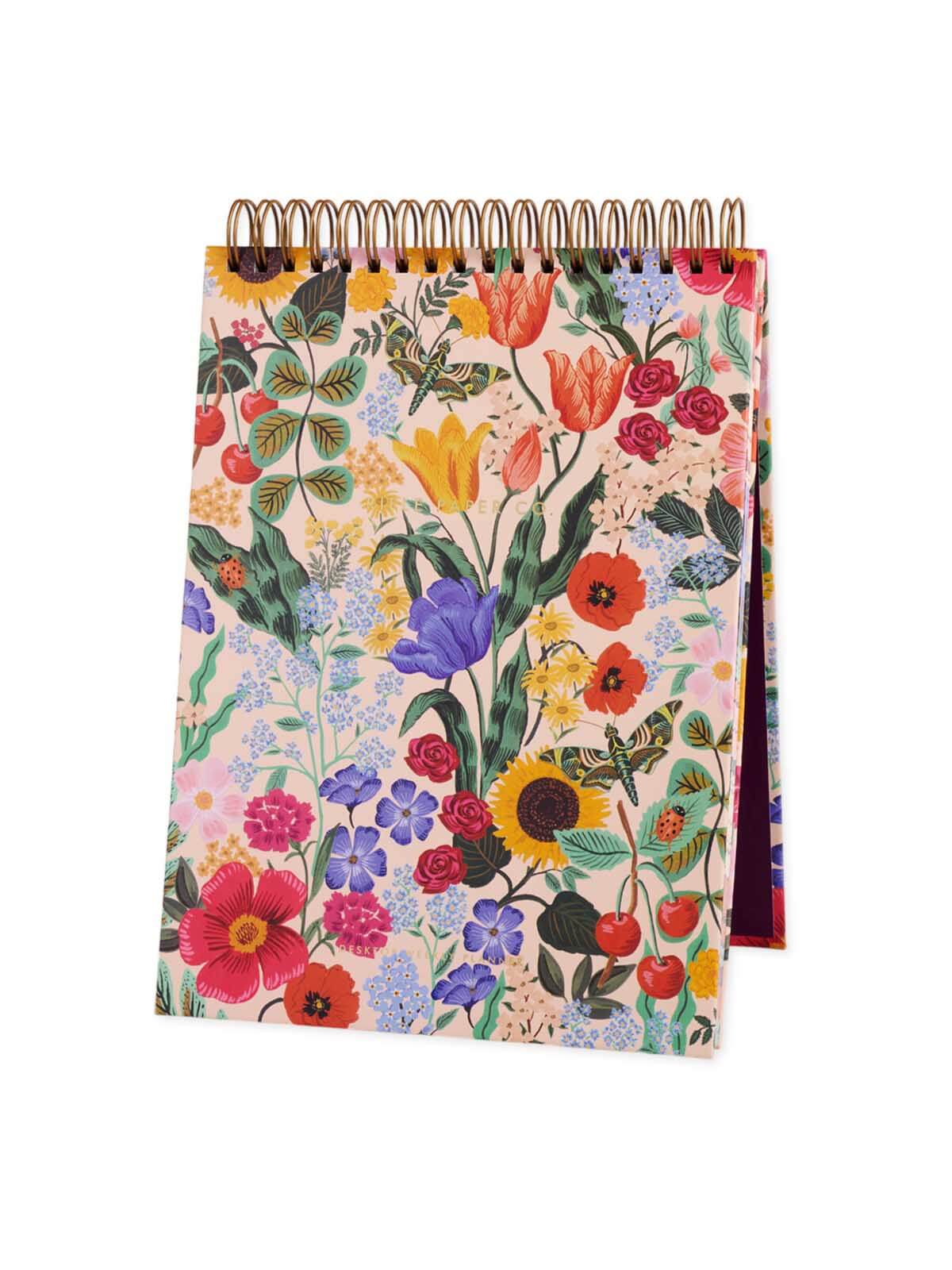 Rifle Paper Co blossom weekly desktop planner