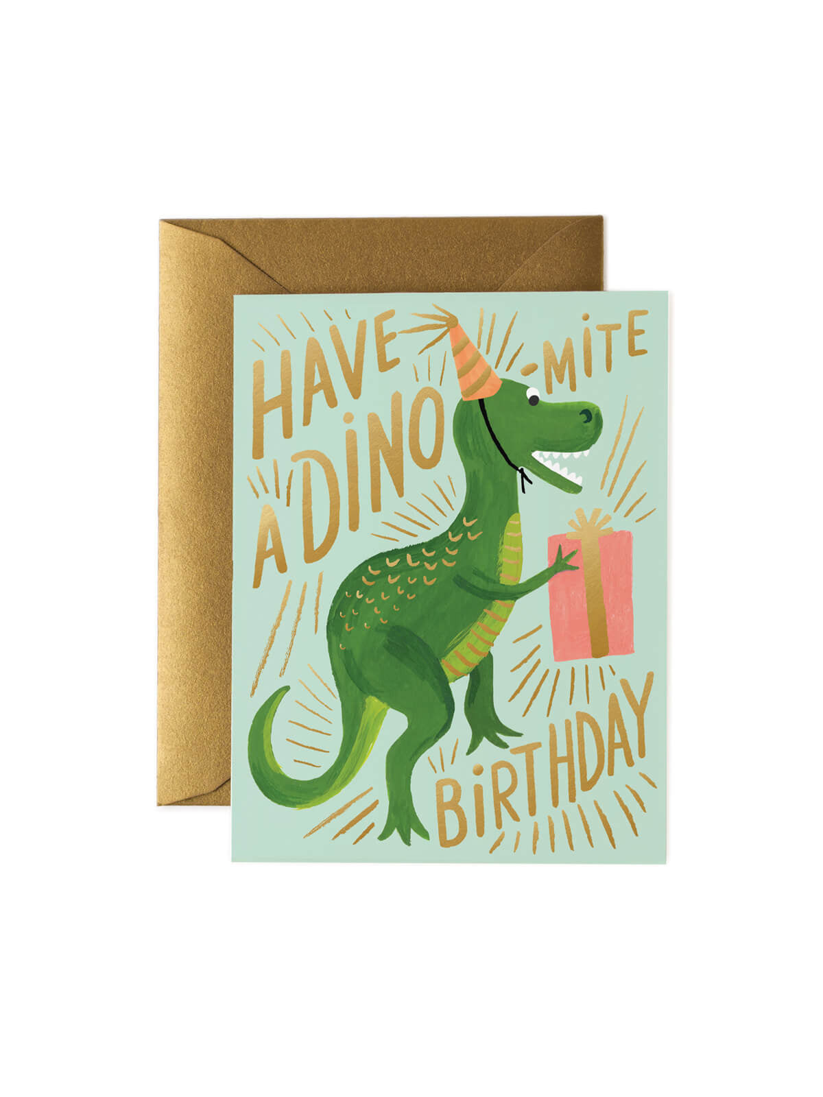 Rifle Paper Co dinomite birthday card