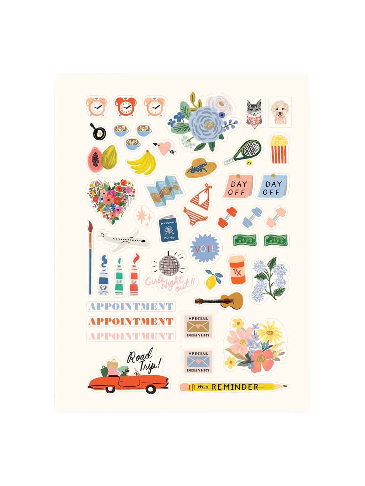 Rifle Paper Co new planner stickers