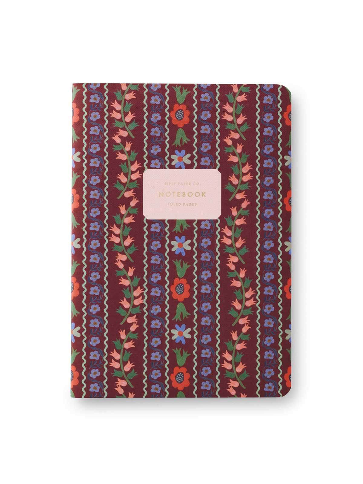 Rifle Paper Co Posy stitched notebooks