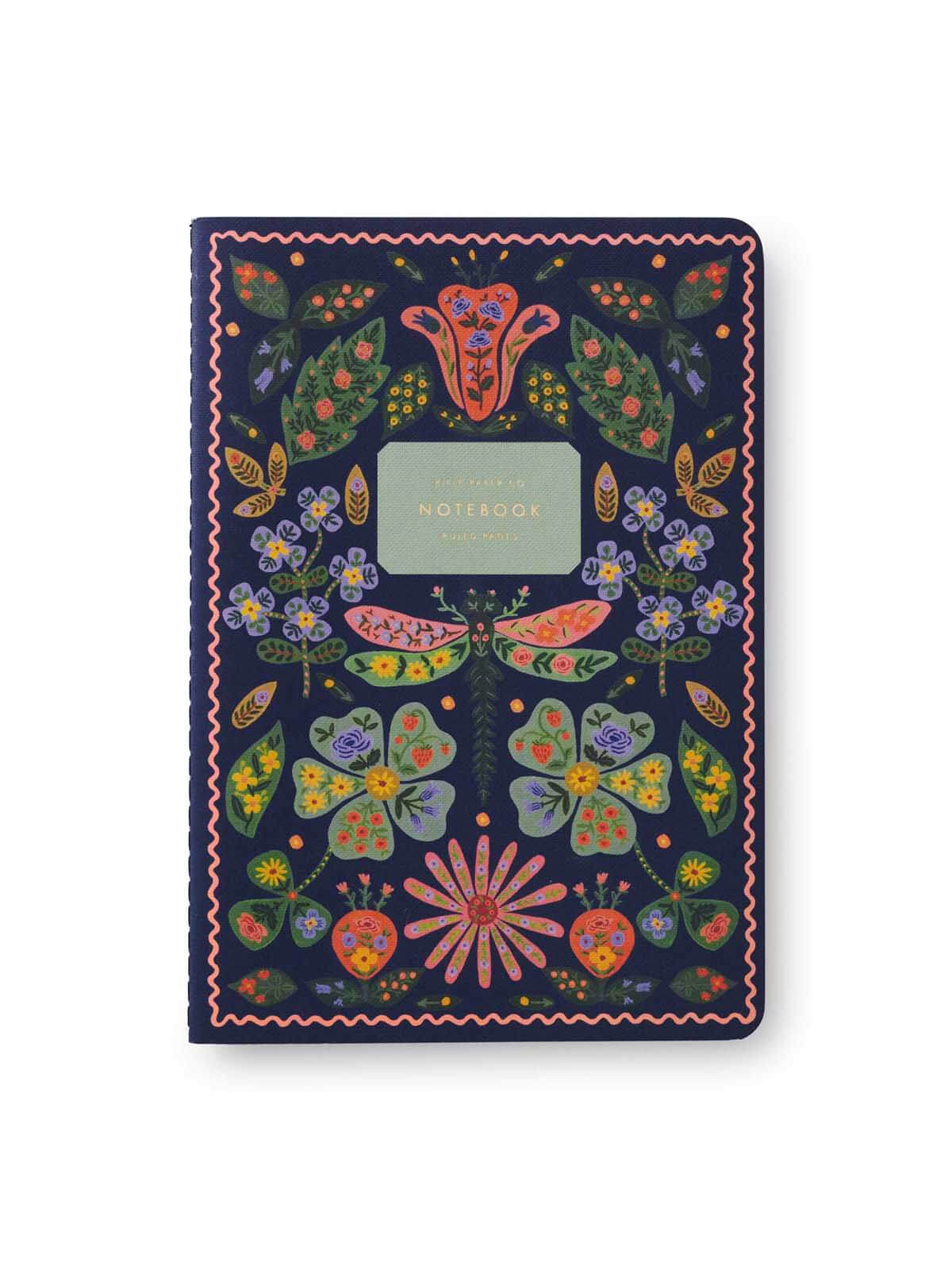 Rifle Paper Co Posy stitched notebooks