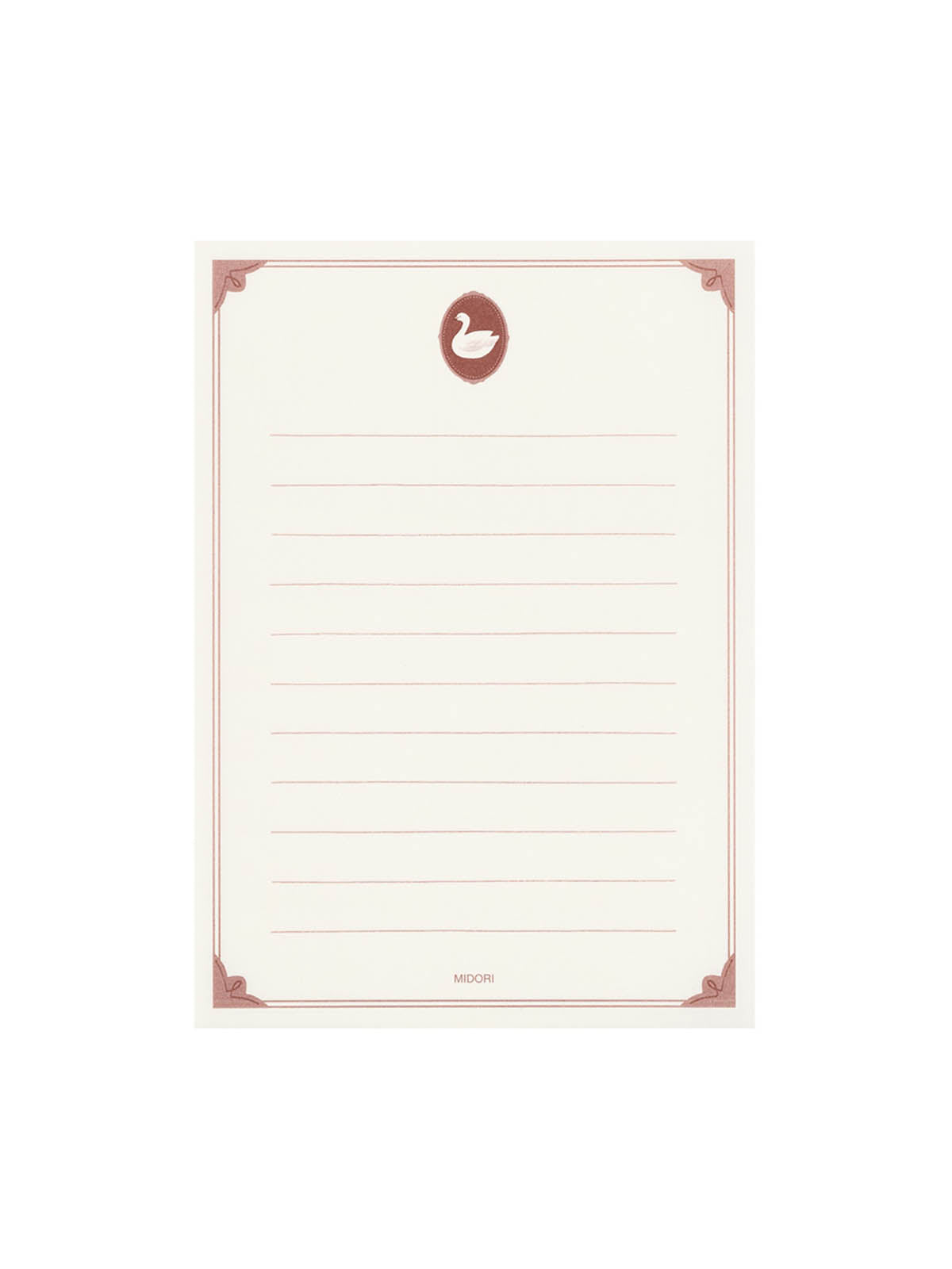 Midori bird collage letter writing set