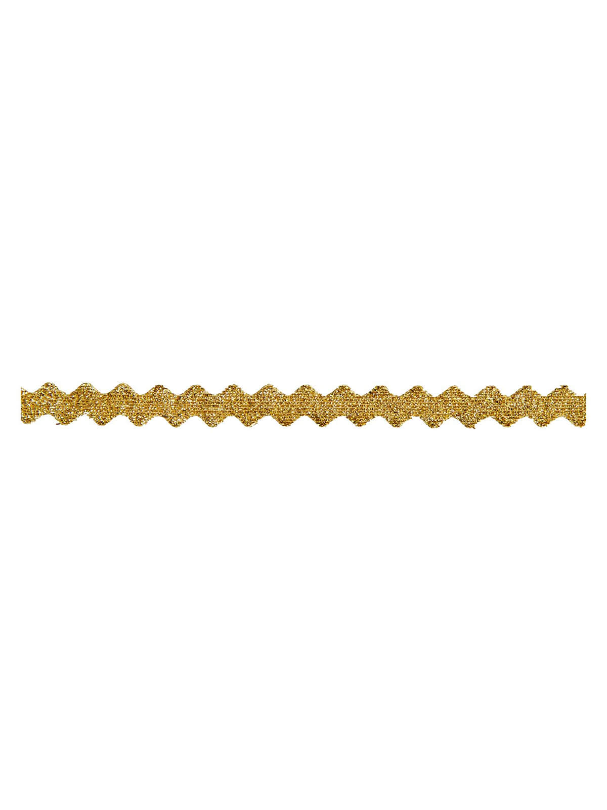 Gold glitter wavy ribbon