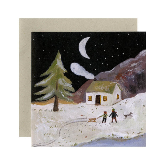 A winter's night card