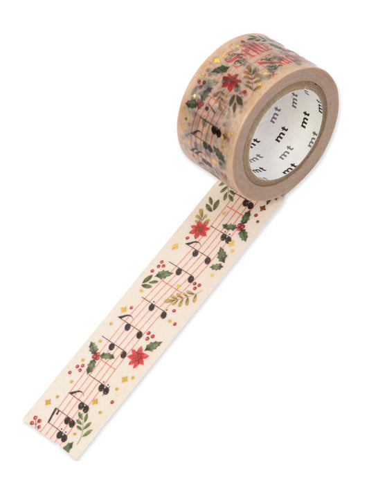 Christmas music washi tape