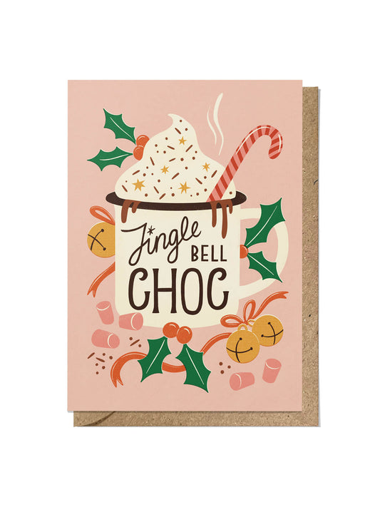 Hot chocolate Christmas card