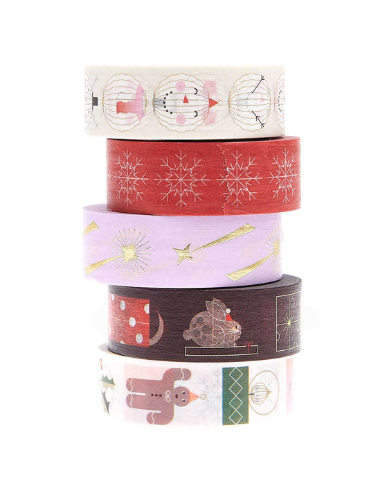 Christmas figures washi tape set