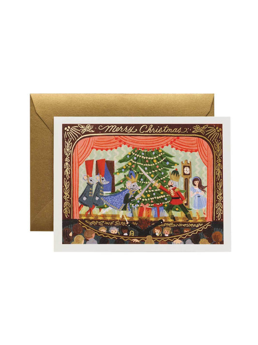 Rifle Paper Co Nutcracker Christmas card set