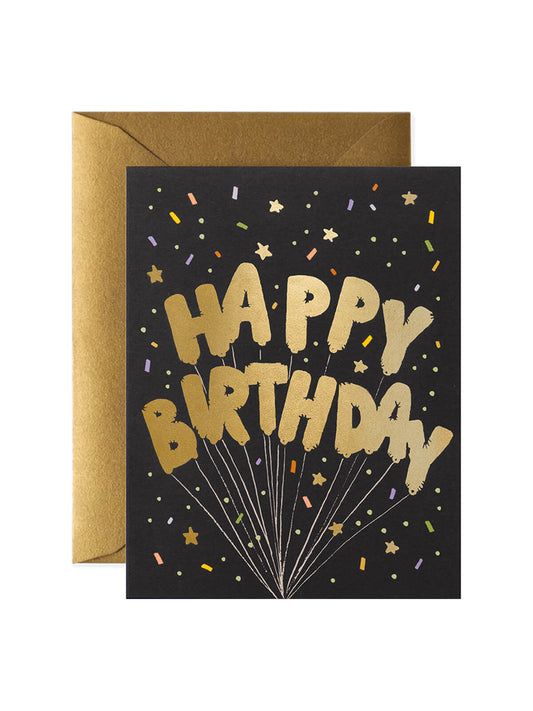 Rifle Paper Co balloons birthday card