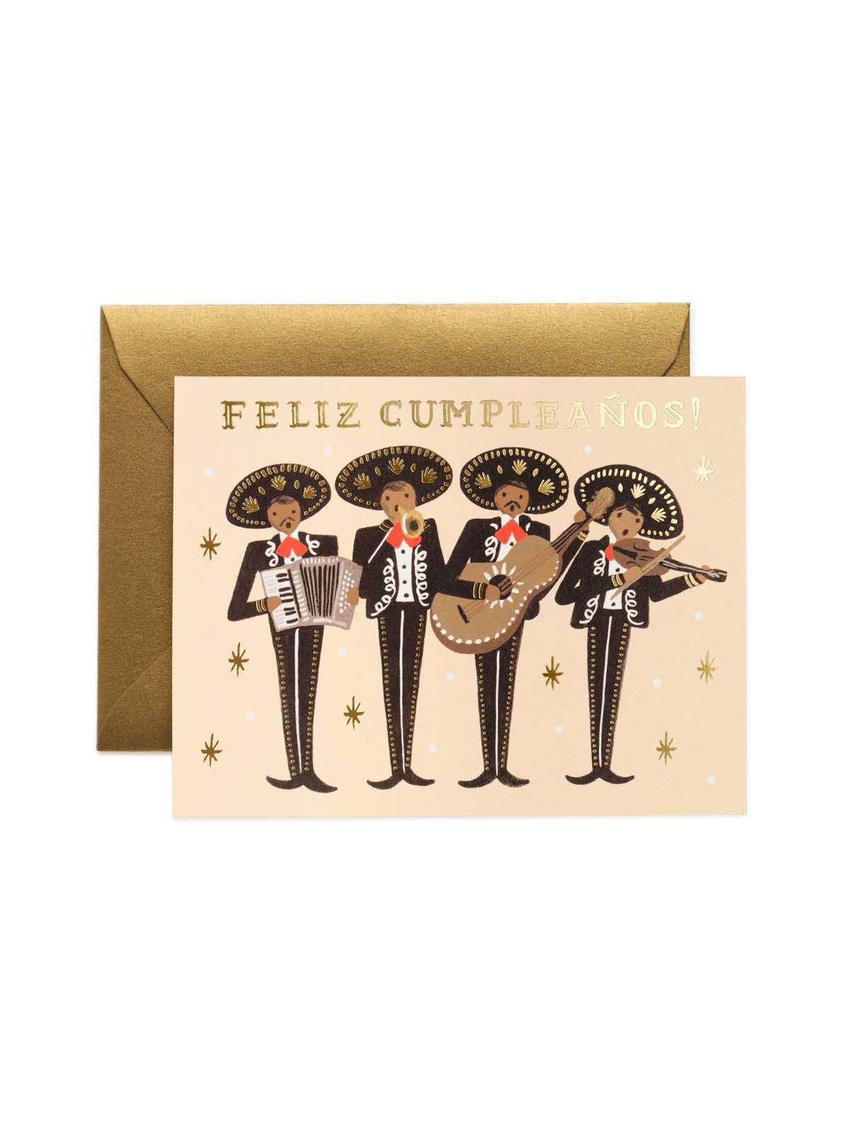 Rifle Paper Co mariachi birthday card