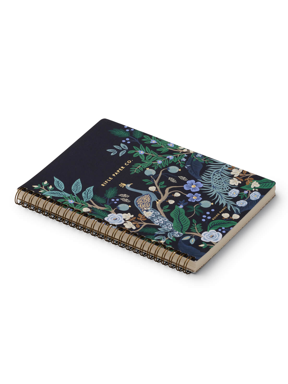 Rifle Paper Co peacock spiral notebook