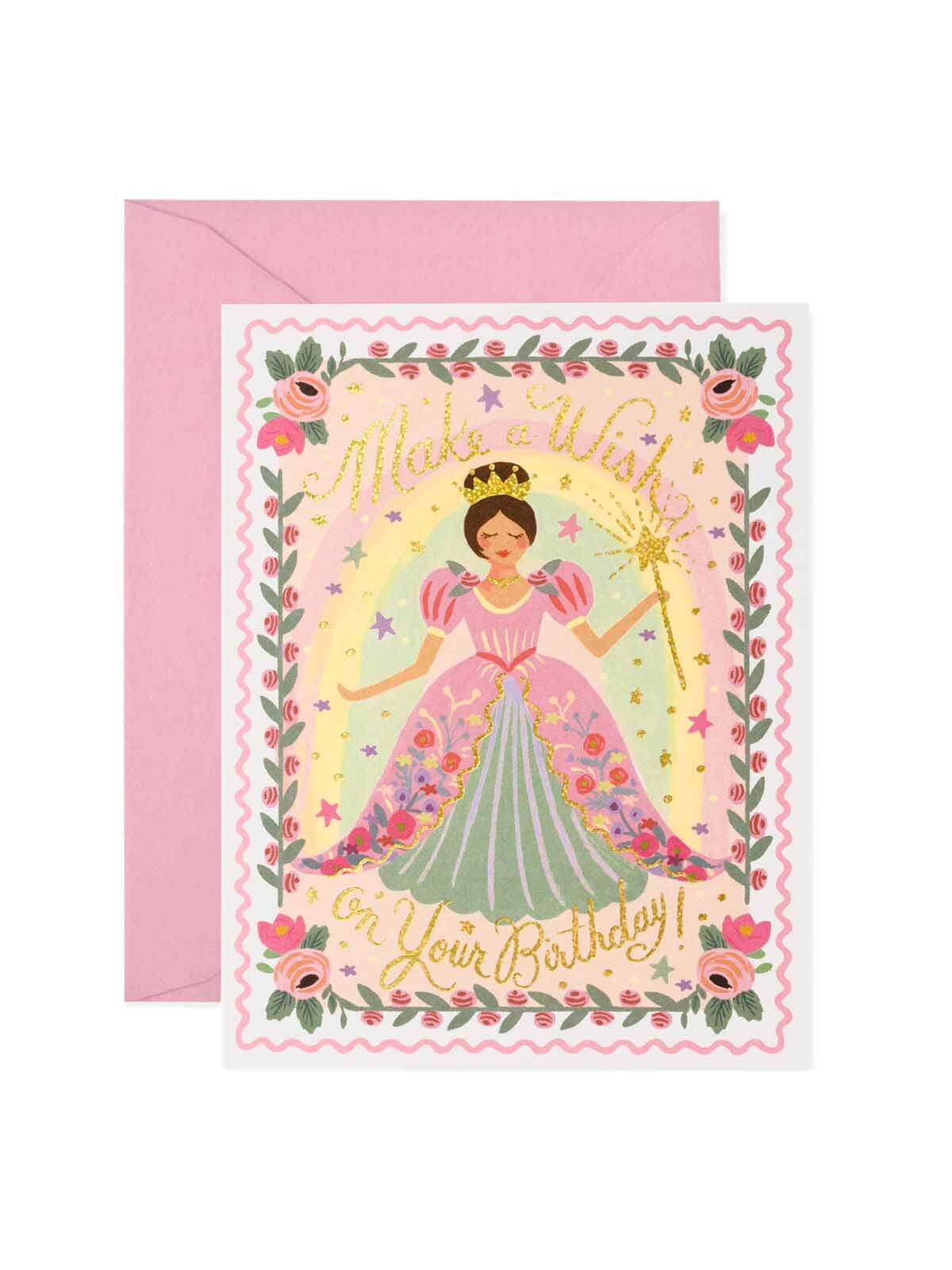 Rifle Paper Co princess birthday card