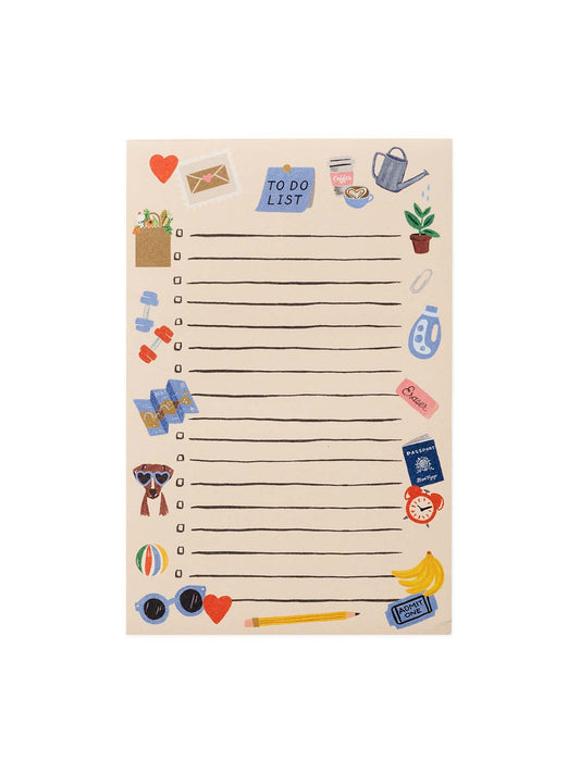 Rifle Paper Co To do checklist notepad