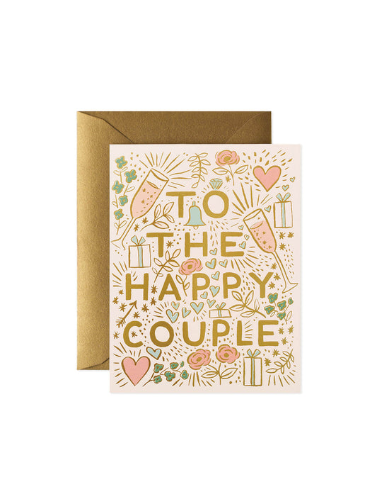 Rifle Paper Co to the happy couple card