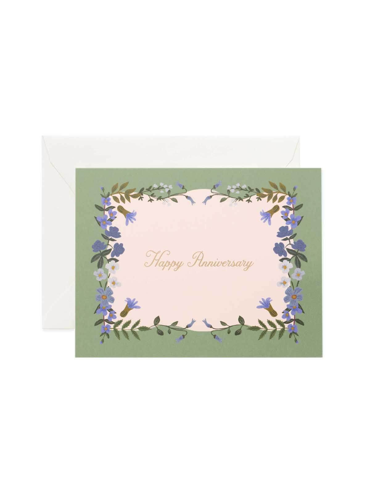 Rifle Paper Co Wildwood anniversary card