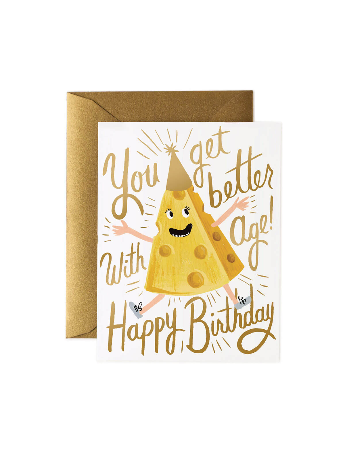 Rifle Paper Co cheese birthday card